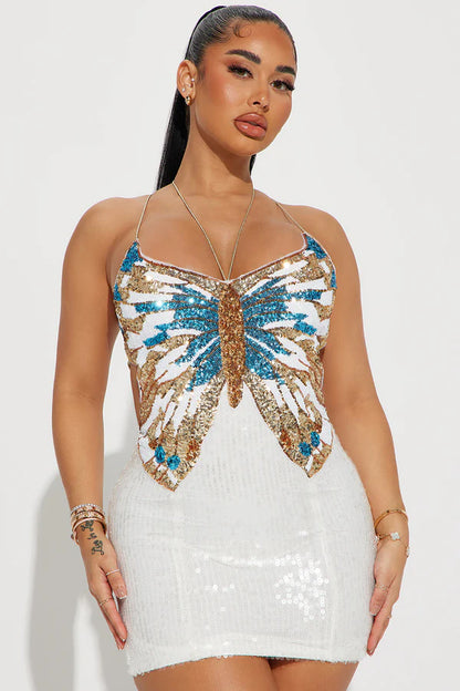 Butterfly Cocktail Dress